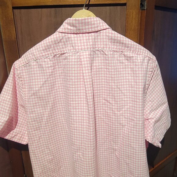 Polo Ralph Lauren XL Pink Men's Classic Oxford Short Sleeve Shirt - Picture 3 of 3